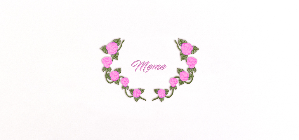 White Faux Rose Wreath (Meme) PROOF